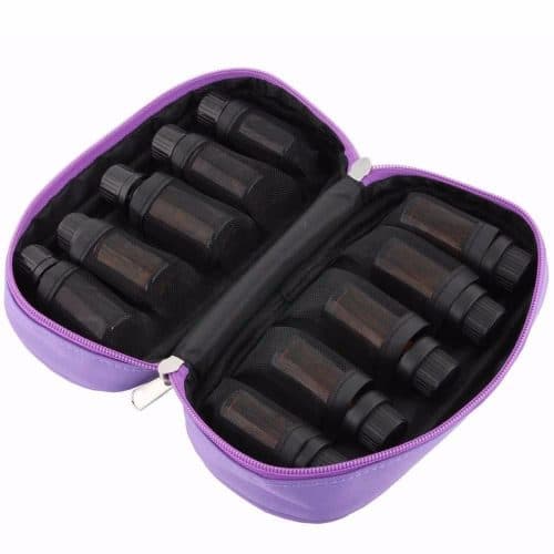 Essential Oil Carrying Case – purple (for 10 oils)