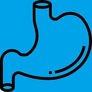 blue stomach illustration